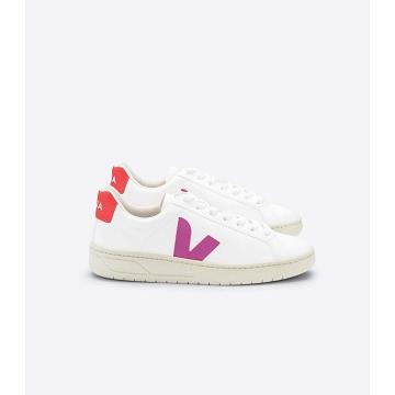 Veja URCA CWL Women's Sneakers White/Orange | CA 629ILH